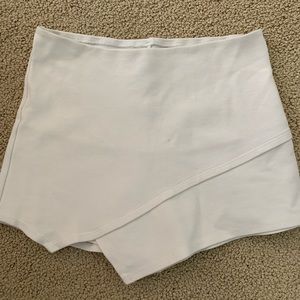 Game day, white skort